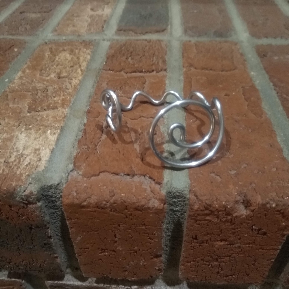 Boho Silver Cuff Bracelet - Picture 4 of 5